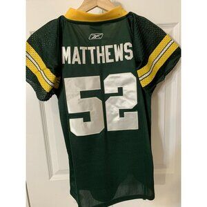 NFL Team Apparel Reebok CLAY MATHEWS Jersey YOUTH KIDS‎ Girls Sz M